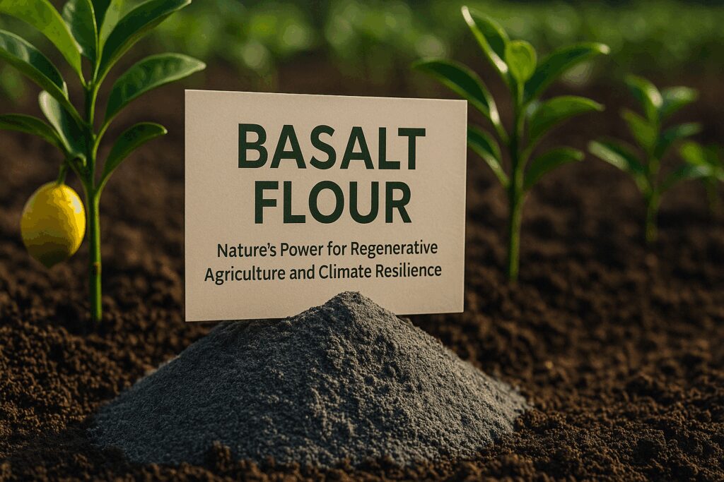 Basalt flour as green fertilizer for a regenerative agriculture